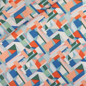 Picture of Cubistics - M - Ecovero Viscose Rayon Satin - Off-White