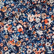 Picture of Flower Joy - M - Cotton Canvas Gabardine Twill - Oceana Blue