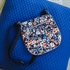 Picture of Flower Joy - M - Cotton Canvas Gabardine Twill - Oceana Blue
