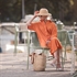 Picture of Sponge - Terry Cloth - Autumn Maple Orange