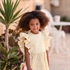Picture of Wiggly Verticals - Jaune - M - Coton - Crème Papyrus