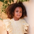 Picture of Wiggly Verticals - Jaune - M - Coton - Crème Papyrus