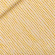 Image de Wiggly Verticals - Jaune - M - Toile de Coton Gabardine - Crème Papyrus