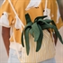 Bild von Wiggly Verticals - Gelb - M - Baumwolle Canvas Gabardine Twill - Papyrus Crème